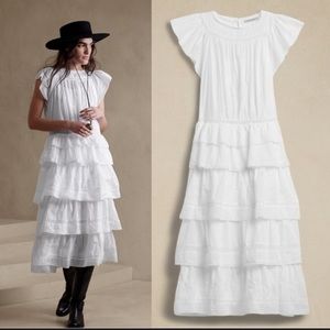 Banana Republic Selene Embroidered Midi Dress, Size Small